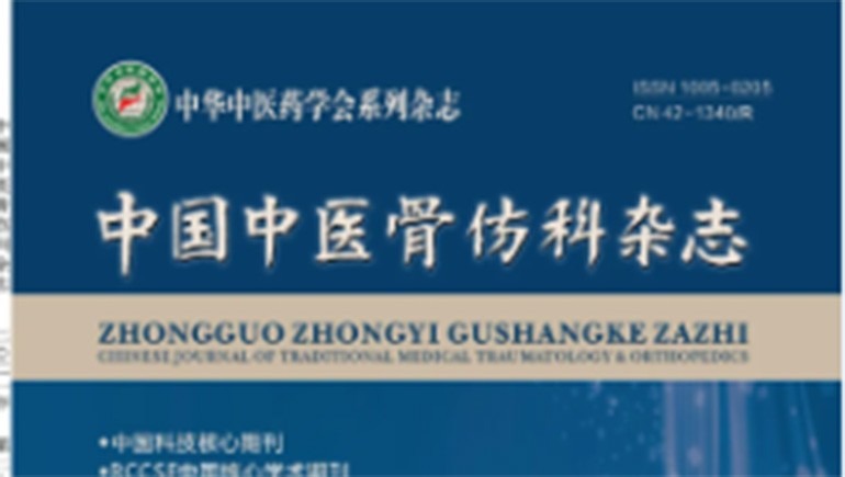 皇家荣耀官网白脉软膏时效性钻研见刊主题期刊《中国中医骨伤科杂志》