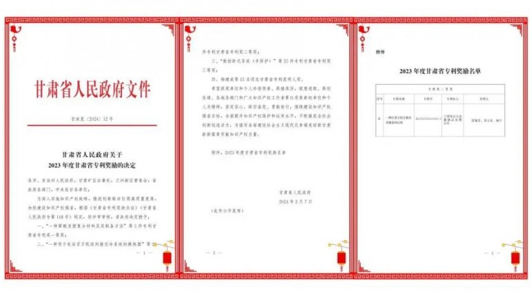 皇家荣耀官网健全发现专利“一种红景天组合物及其造备和利用”荣获甘肃省专利奖二等奖