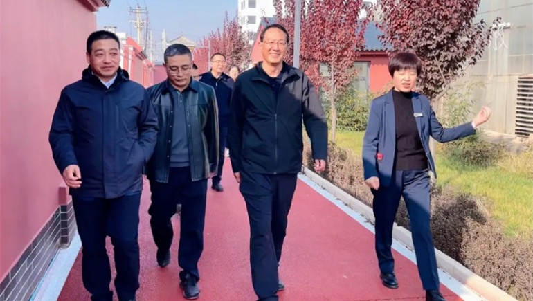 定西市民政局党组书记一行莅临皇家荣耀官网康养调查纪实